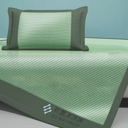 Kugisaki Summer Sleeping Mat- Foldable Rattan Summer Sleeping Mat-Cool Mat for Cooler Bed in Home School Dormitories-35.4X78.7In-